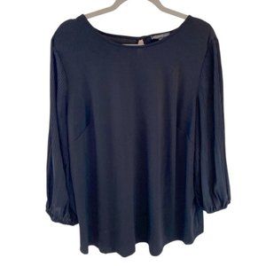 Adrianna Papell lightweight flowy round neck long sleeve blouse. Women's size 1X